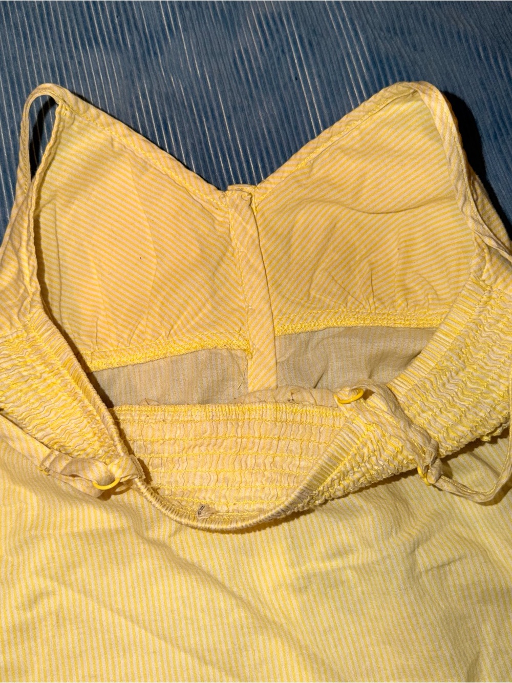 Yellow Ruffle-Trim Cami Top - Picture 7 of 10